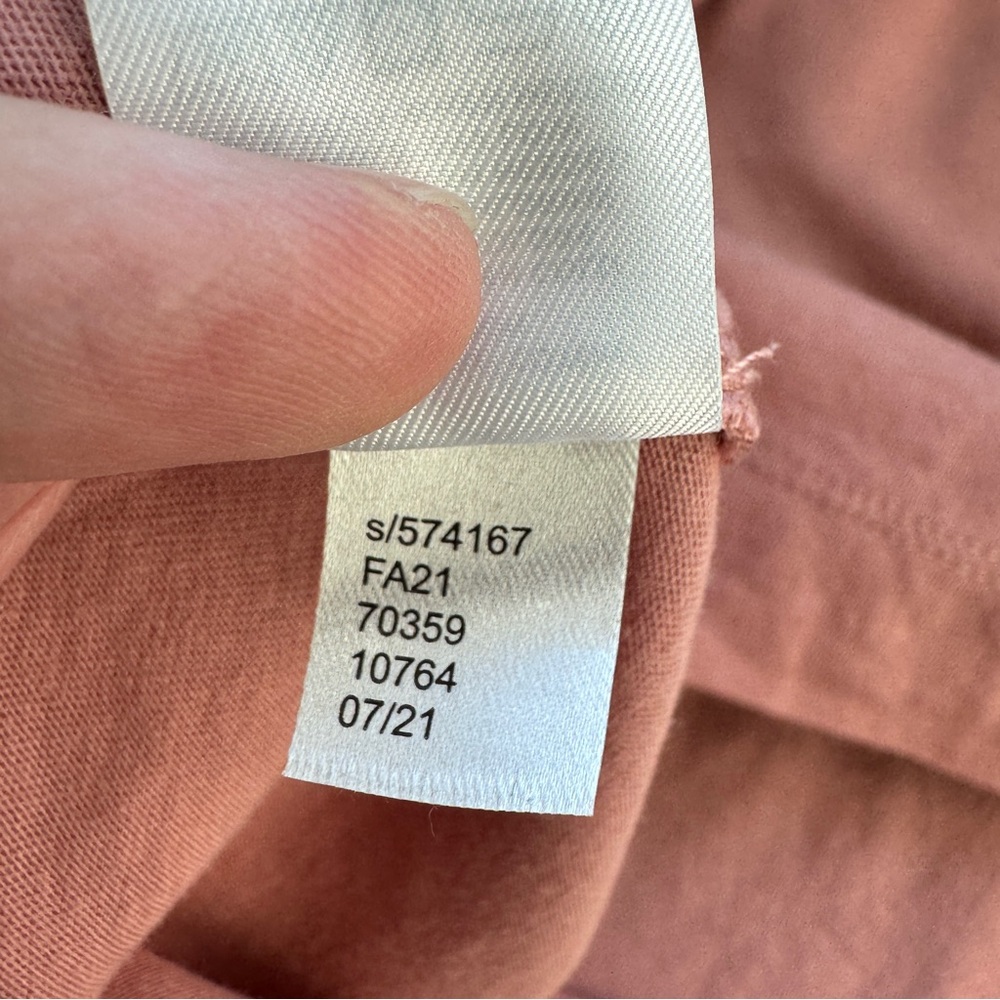 Loft Basic Long Sleeve.T-Shirt Size XL Dusty Pink Closet Staple Capsule Wardrobe - Picture 7 of 10